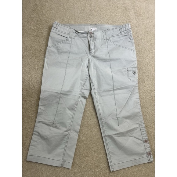 Anthropologie Pants - Sitwell Anthropologie‎ Cargo Capris Hiking Beige Pants Women's Sz 14 Camping